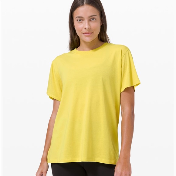 lululemon athletica Tops - Lululemon All Yours Tee Yellow